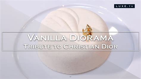 pastry delight inspired by Christian Dior 